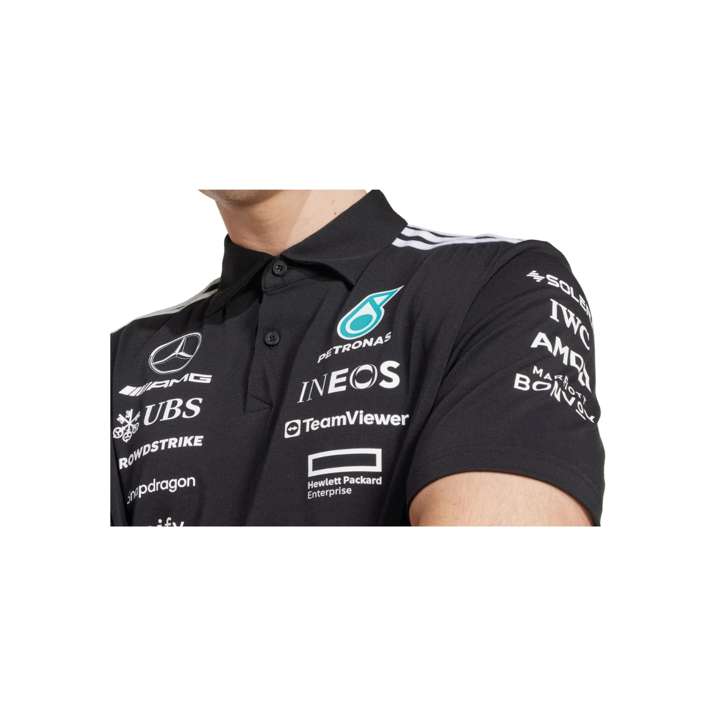 adidas Mercedes - AMG Petronas Formula One Team Polo ‘Black / White’