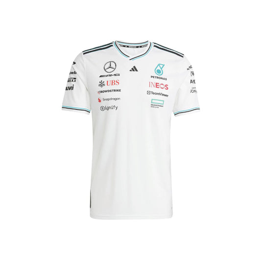 adidas Mercedes - AMG Petronas Formula One Team Driver Jersey Authentic ‘White / Black’