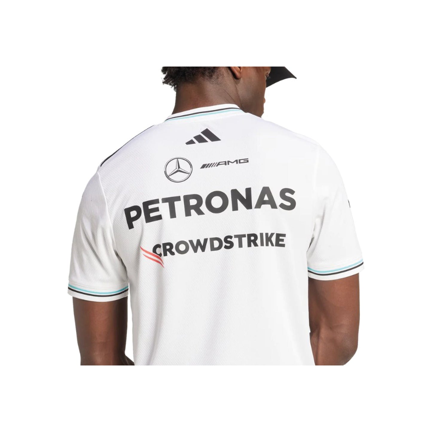 adidas Mercedes - AMG Petronas Formula One Team Driver Jersey Authentic ‘White / Black’