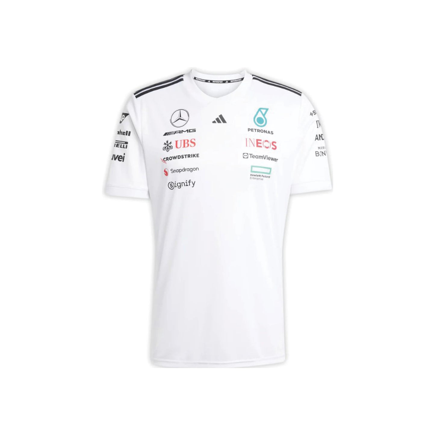adidas Mercedes - AMG Petronas Formula One Team Driver Jersey ‘White / Black’