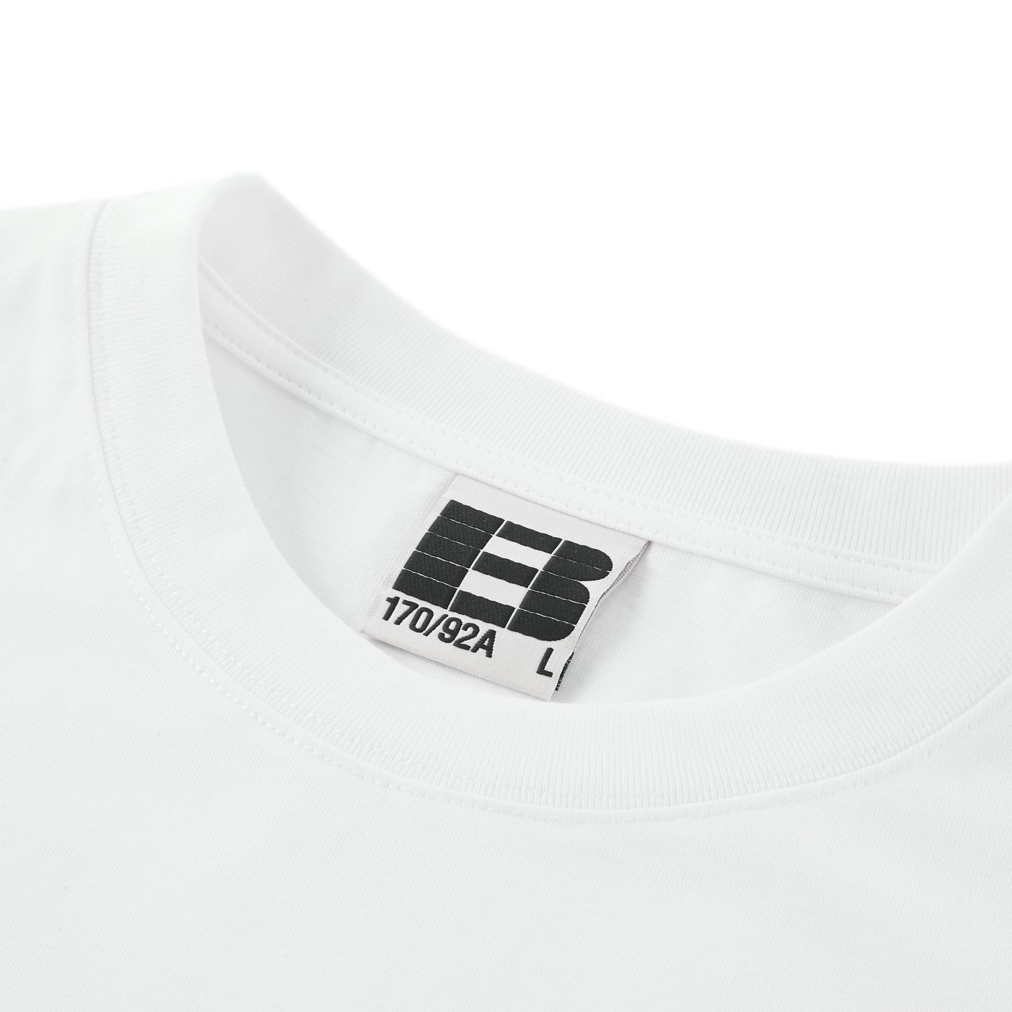 Boneless Logo Print New Rule T-Shirt Snow White oversized graphic tee statement print casual streetwear top contemporary design