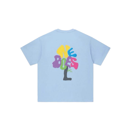 Boneless Tree Shape Logo SS T-Shirt 'Light Blue'