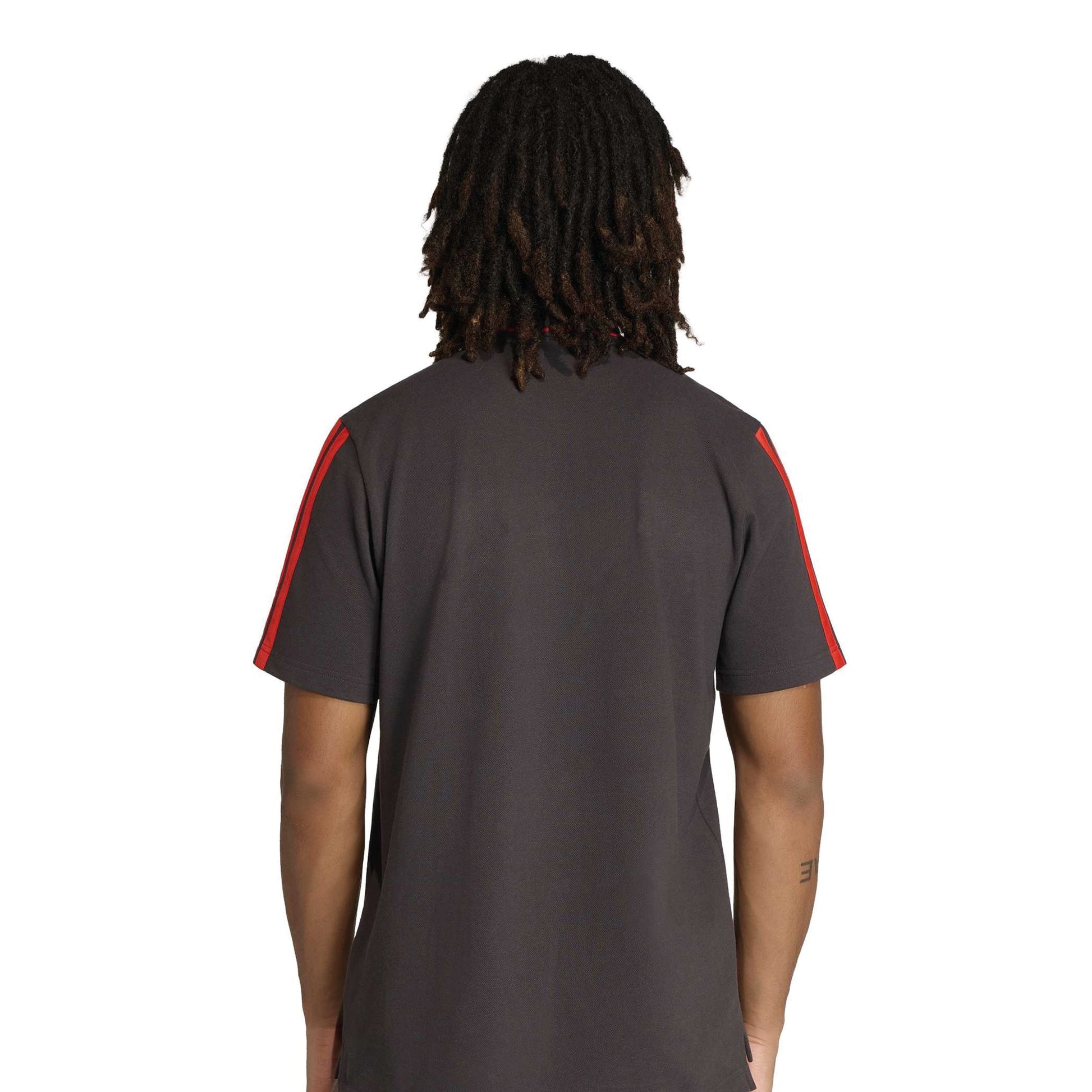 adidas Audi Revolut Formula One Team DNA Polo Shirt Grey motorsport performance polo with breathable fabric