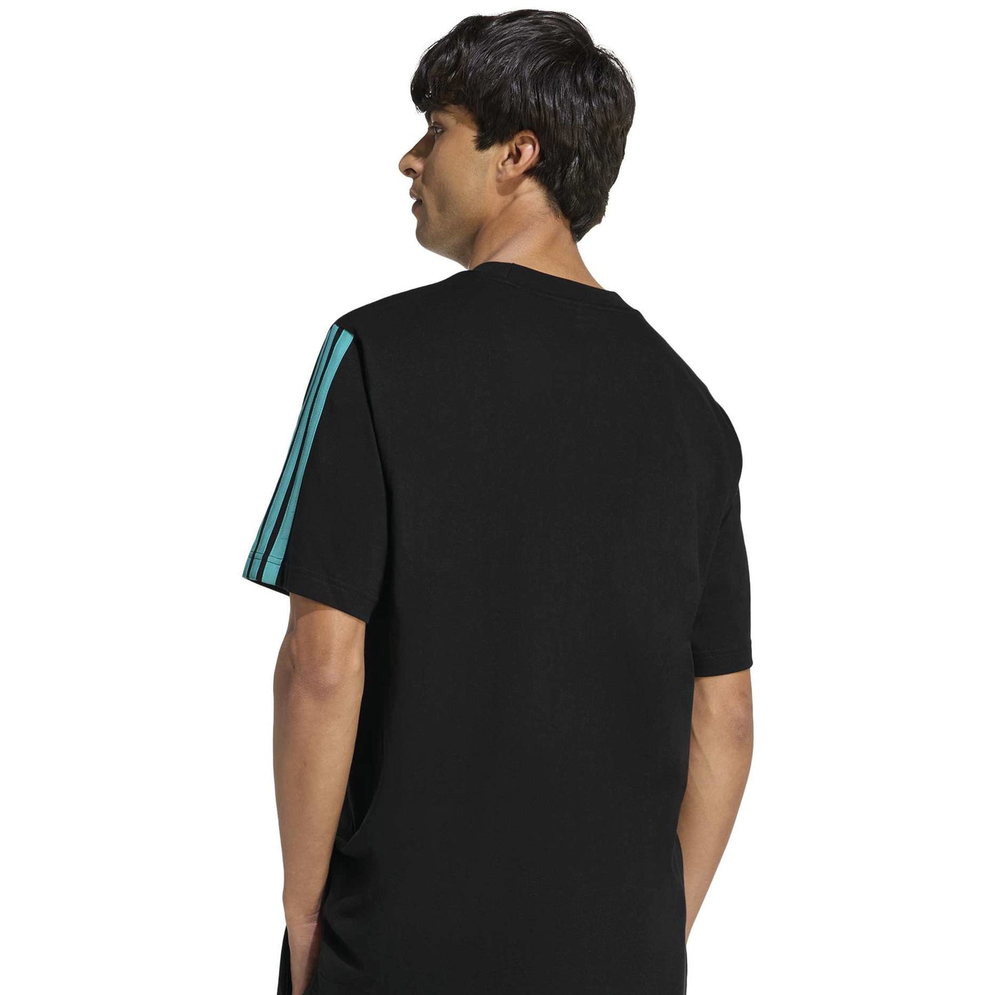 adidas Mercedes-AMG Petronas Formula One Team DNA T-Shirt SS26 Black with team logo and adidas branding