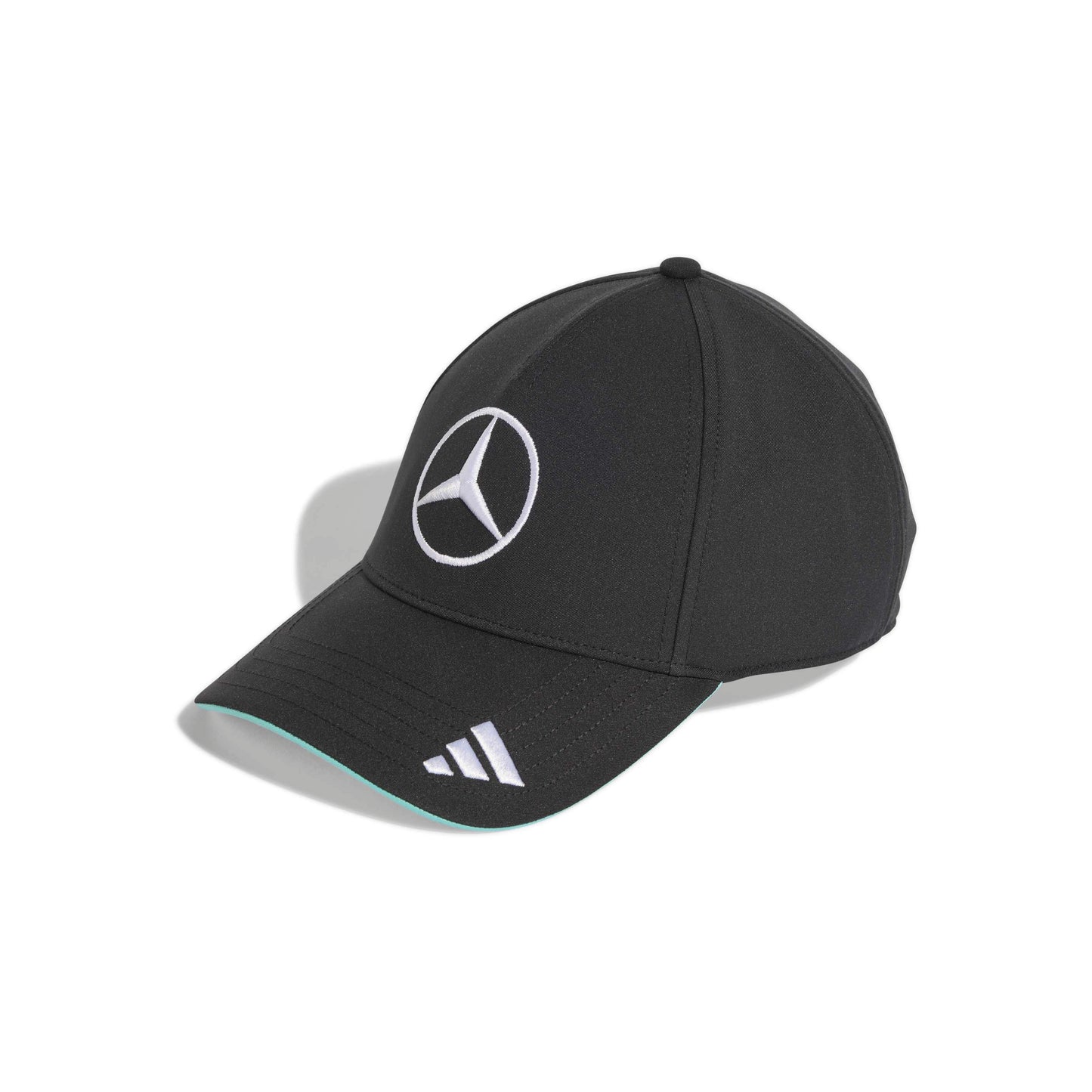 adidas Mercedes-AMG Petronas Formula One Team Driver Cap SS26 Black with embroidered Mercedes logo