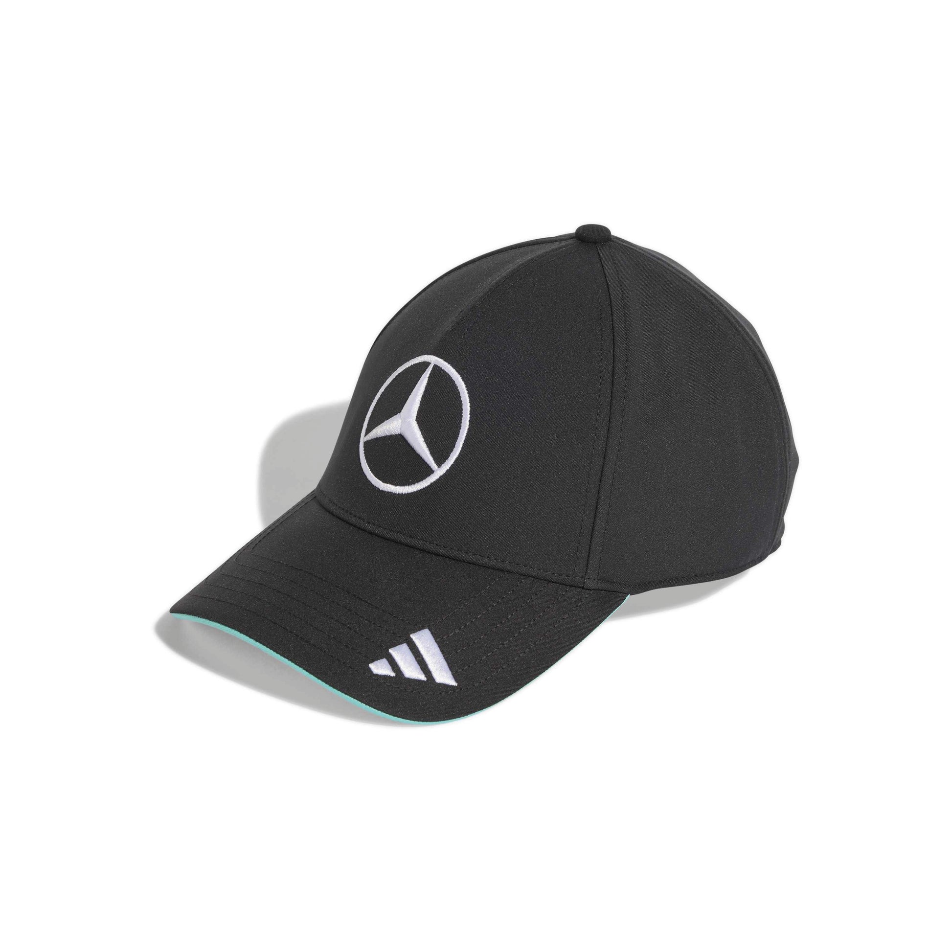 adidas Mercedes-AMG Petronas Formula One Team Driver Cap SS26 Black with embroidered Mercedes logo