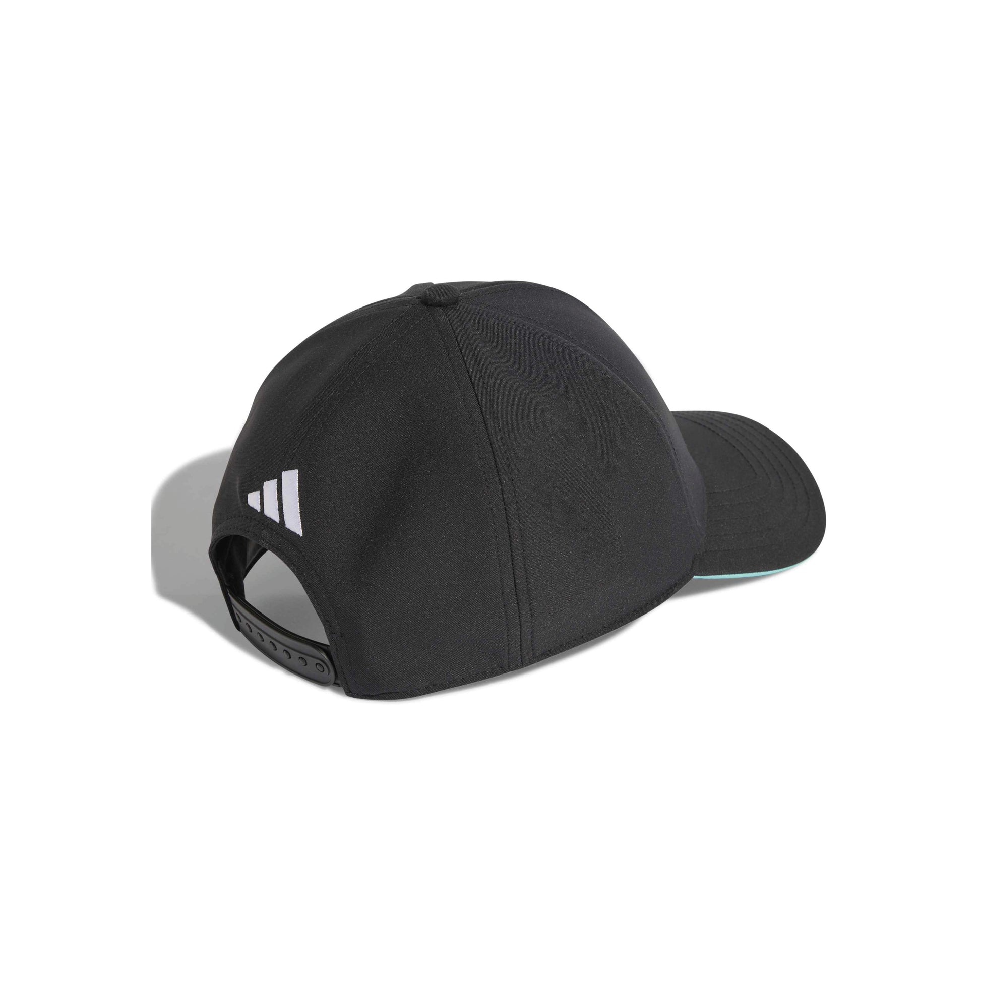 adidas Mercedes-AMG Petronas Formula One Team Driver Cap SS26 Black with embroidered Mercedes logo