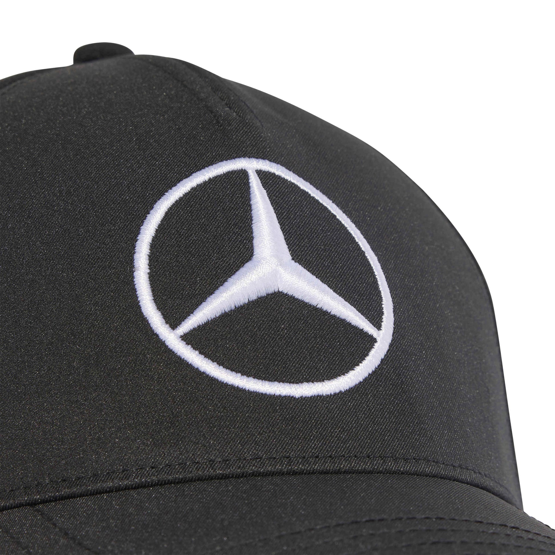 adidas Mercedes-AMG Petronas Formula One Team Driver Cap SS26 Black with embroidered Mercedes logo