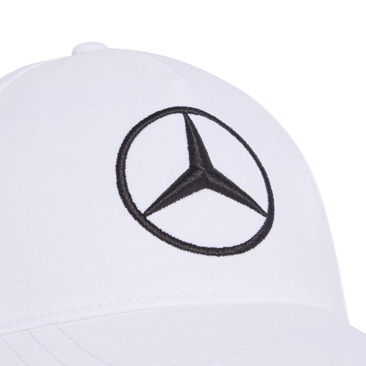 adidas Mercedes-AMG Petronas Formula One Team Driver Cap SS26 White with embroidered Mercedes logo