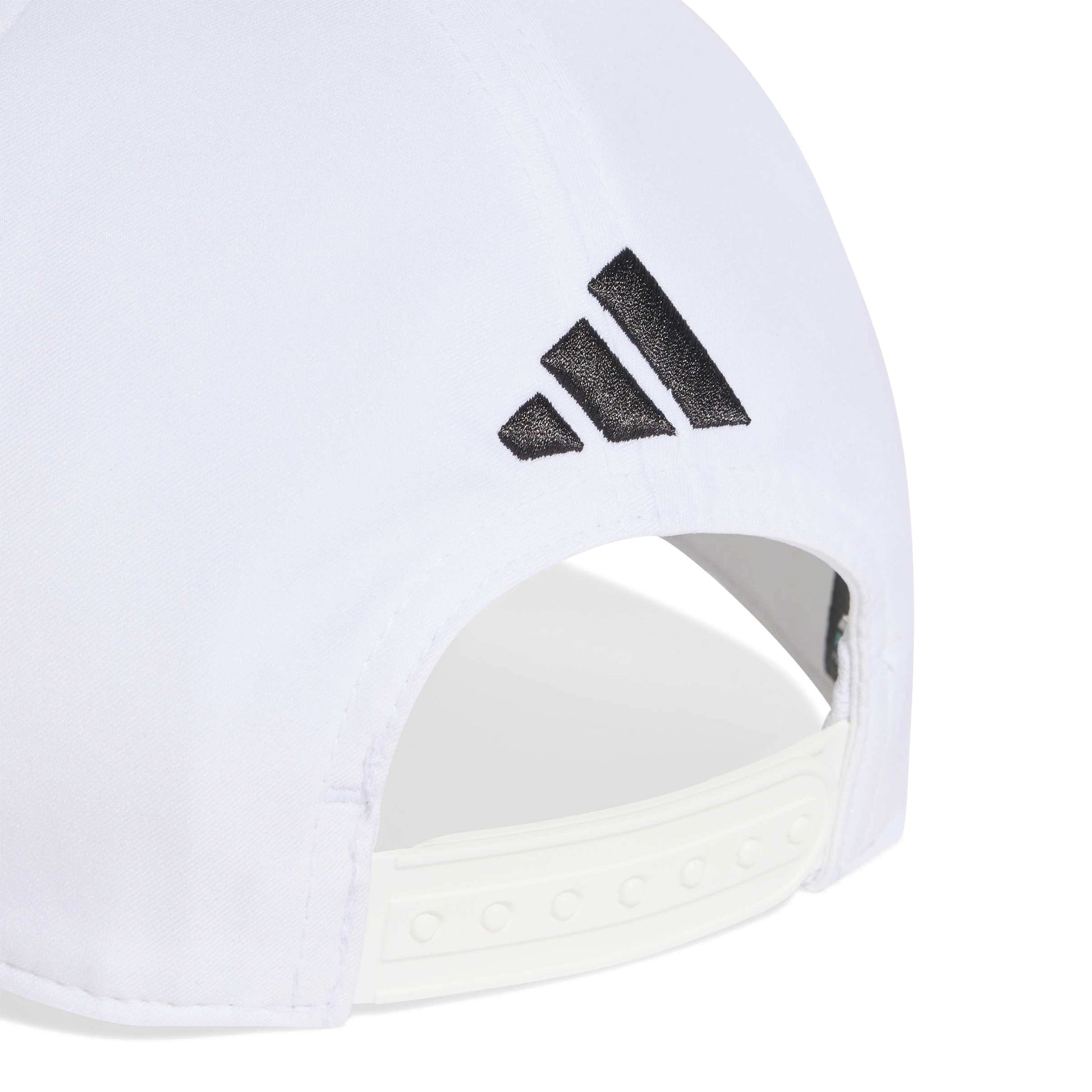 adidas Mercedes-AMG Petronas Formula One Team Driver Cap SS26 White with embroidered Mercedes logo