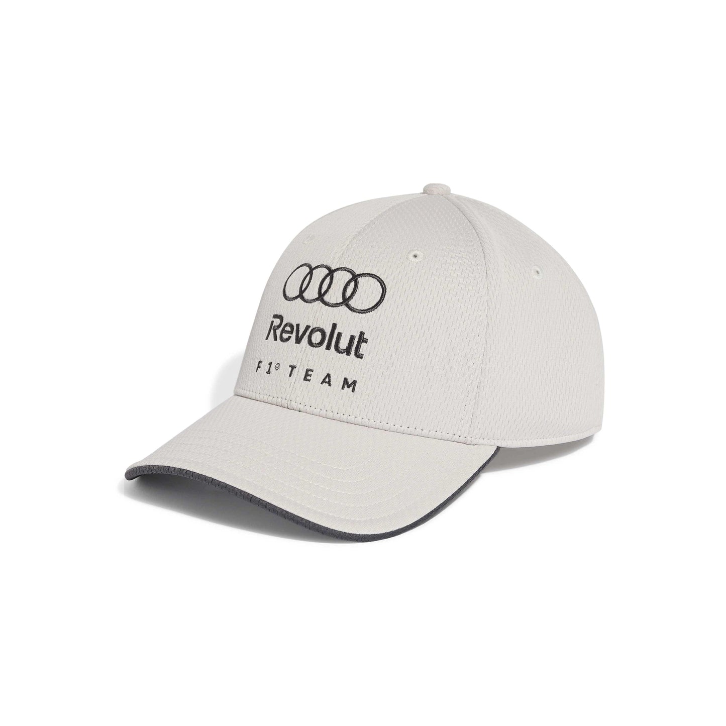 adidas Audi Revolut Formula One Team DNA Flex Fit Cap Chalk Pearl motorsport performance cap breathable structured fit