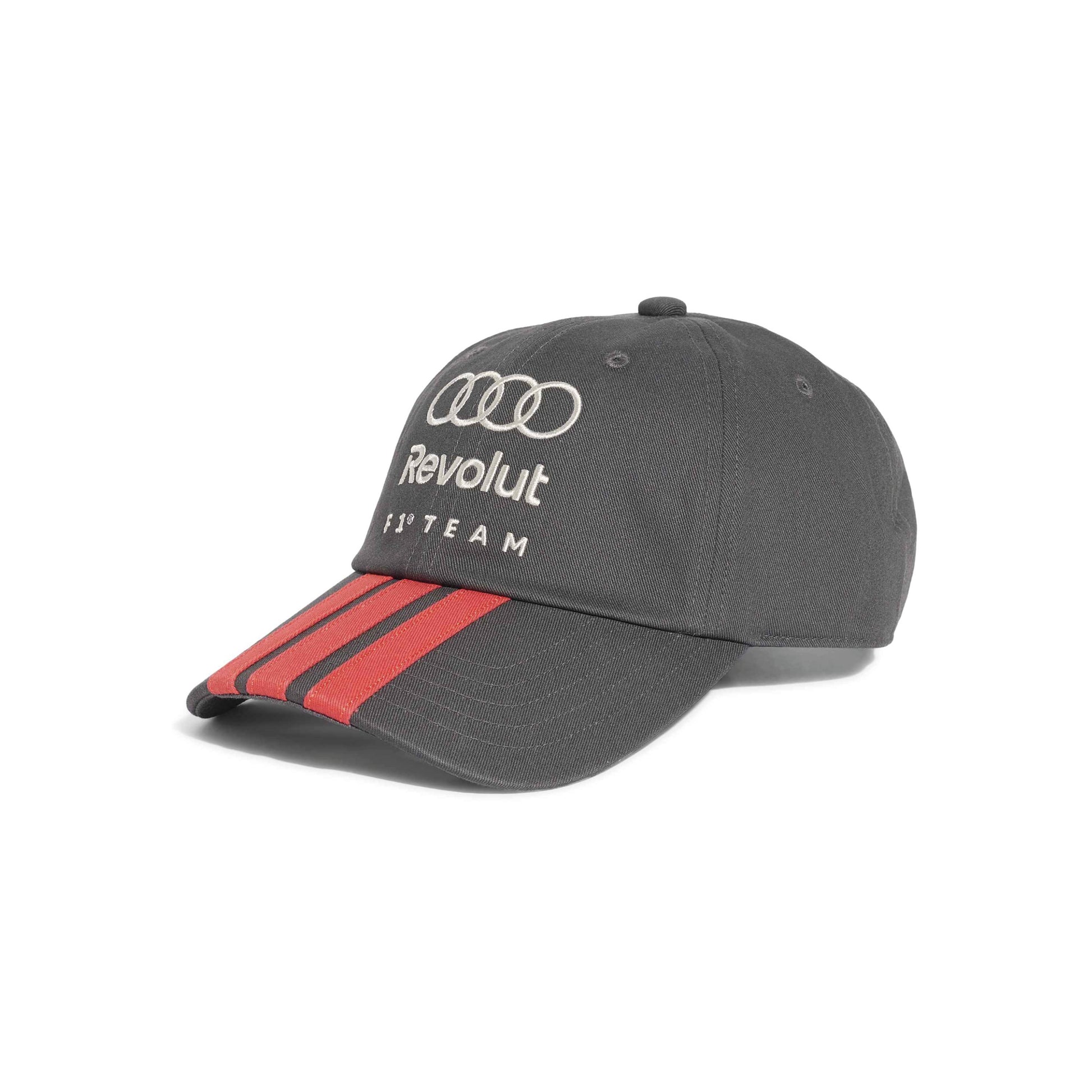 adidas Audi Revolut Formula One Team 3 Stripes Cap Grey Strata motorsport cap adjustable cotton design