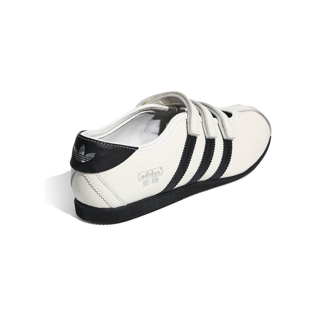 adidas Originals Anfu Mary Jane Cloud White Core Black Silver Metallic KH6225 back angle shoe
