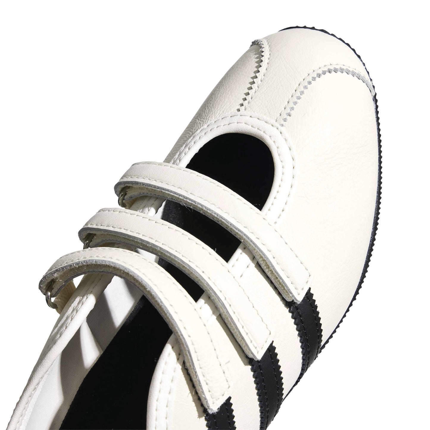 adidas Originals Anfu Mary Jane Cloud White Core Black Silver Metallic KH6225 detail view shoe