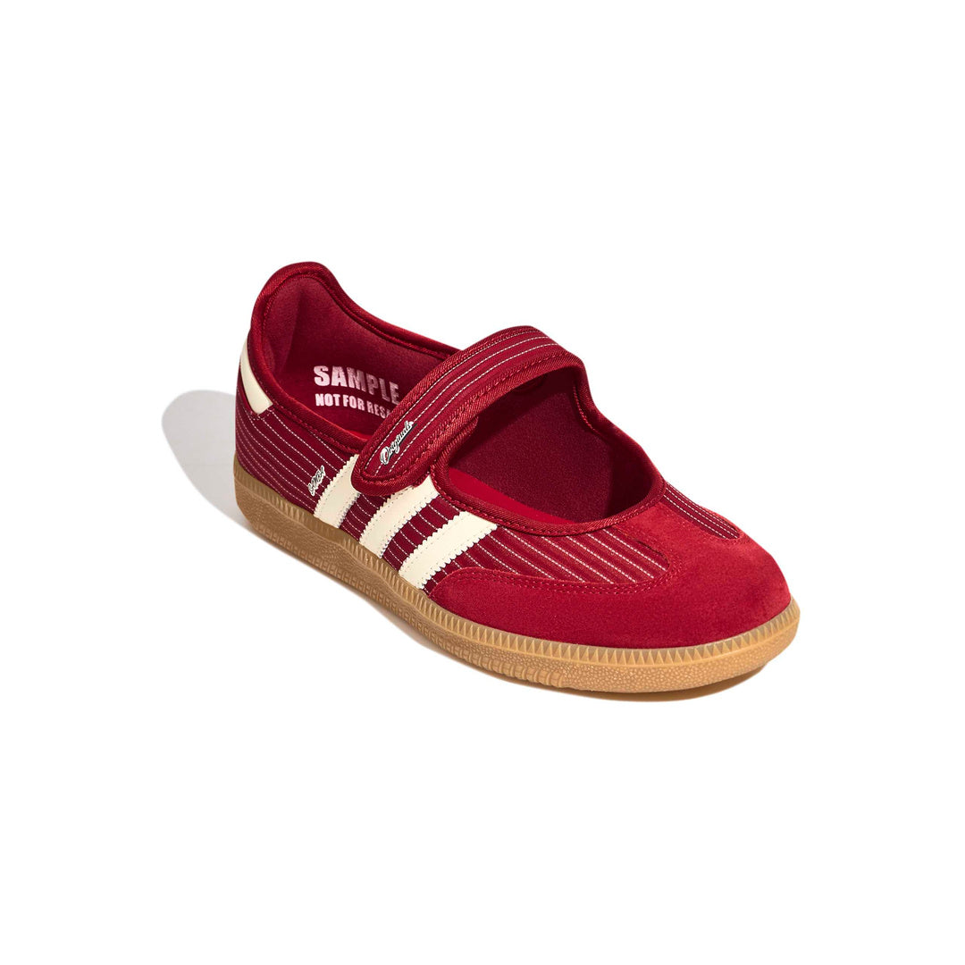 adidas Originals Samba Jane 'Team Victory Red / Cream White / Gum' - front lateral top view