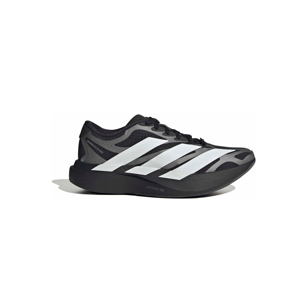 adidas Adizero EVO SL EXO 'Core Black Cloud White Iron Metallic' (WMNS) - Side Lateral Center View