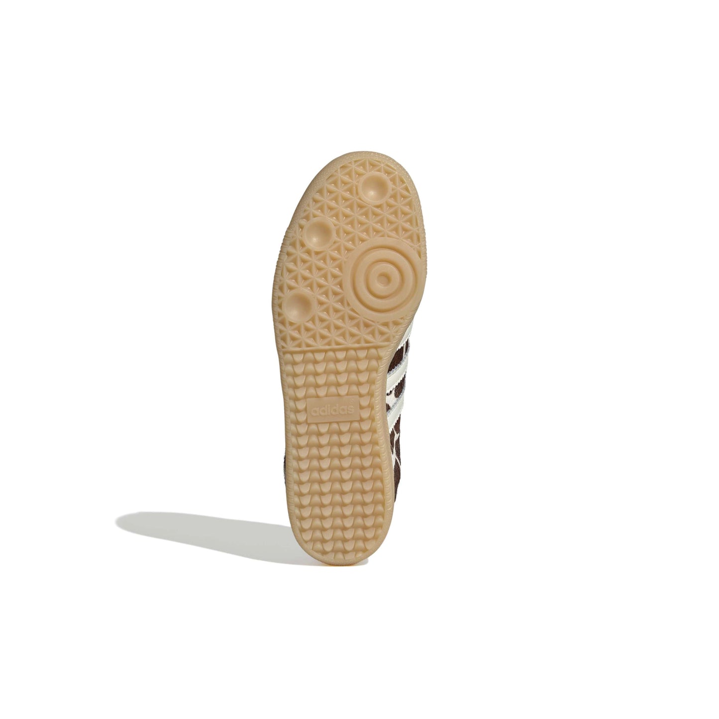 adidas Originals Samba OG Cow Print Crystal Linen womens sneaker with textured upper and gum sole