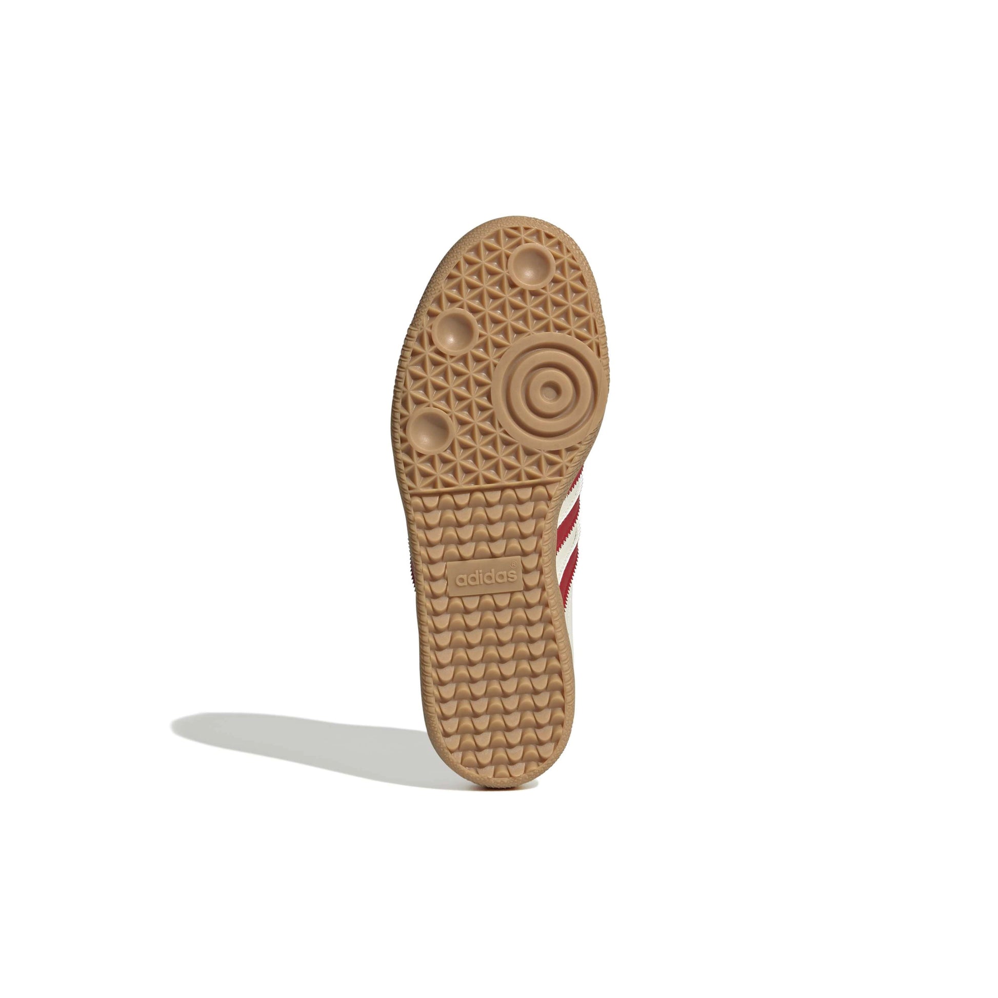 adidas Originals Samba OG Cream White Scarlet Gum GS kids sneaker leather upper suede toe gum sole