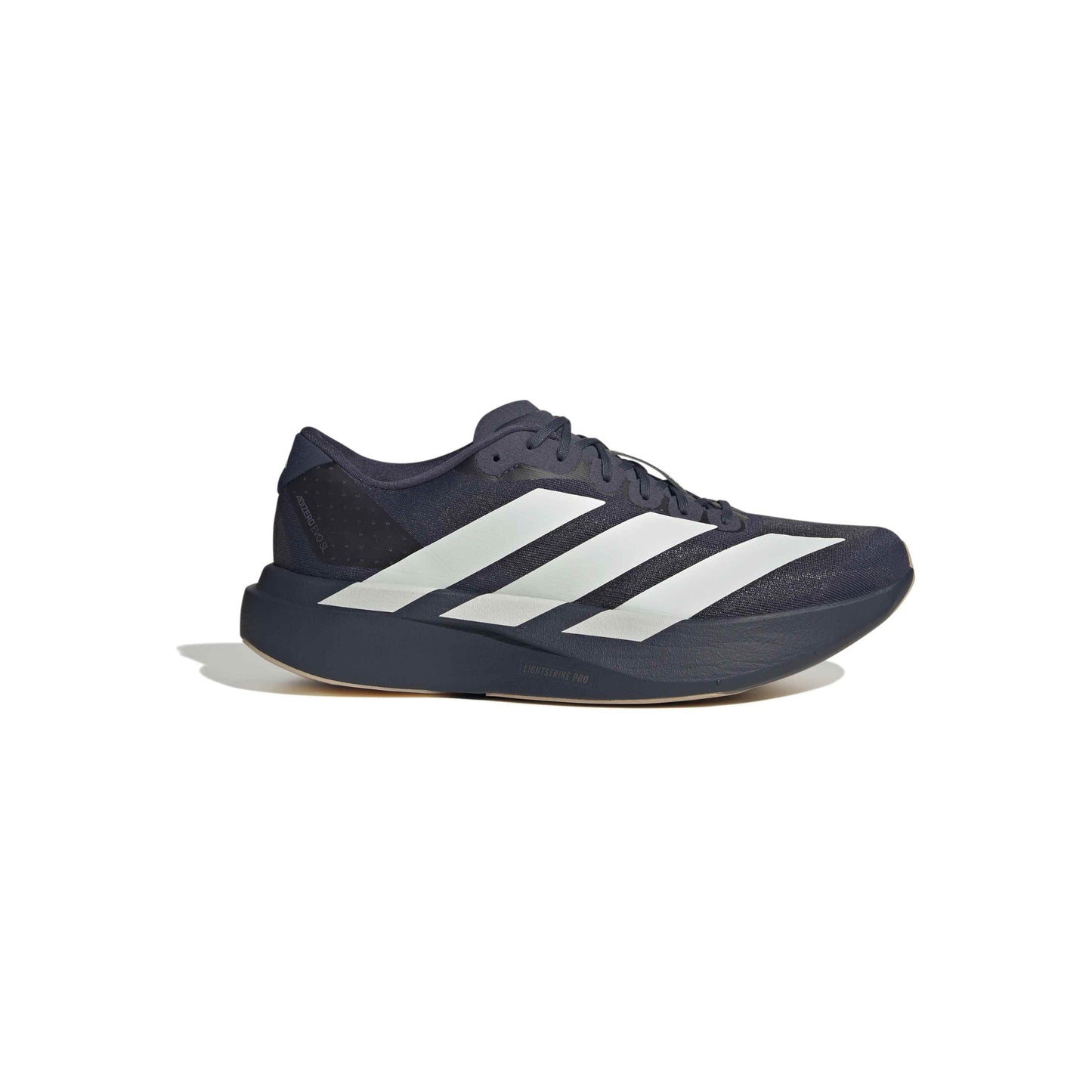 adidas Adizero Evo SL Shadow Navy lightweight running shoe with engineered mesh upper and responsive cushioning