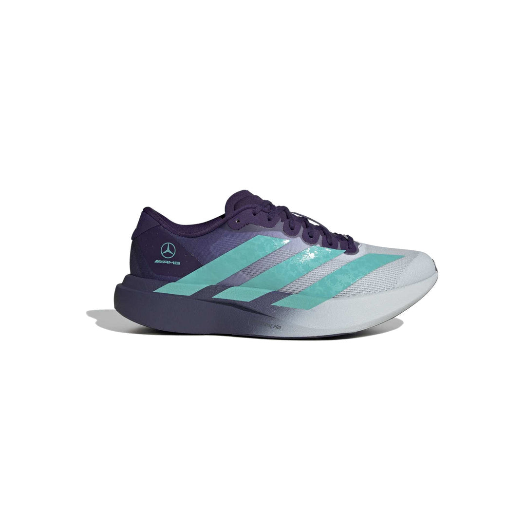 adidas Adizero Evo SL M Mercedes-AMG Petronas Vanda Bloom 'Blue Tint Semi Ruby Dark Purple' – product front view