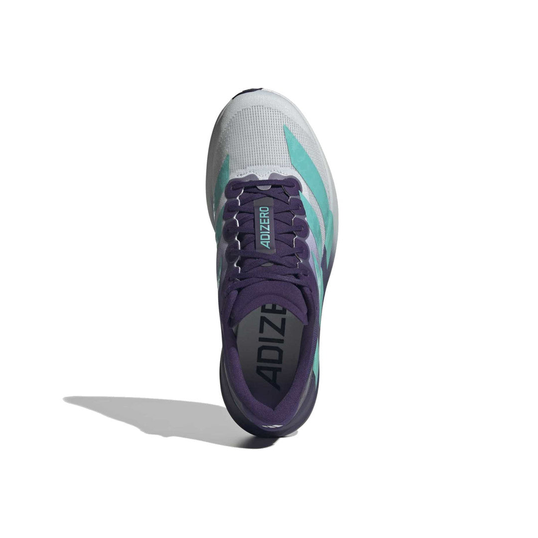 adidas Adizero Evo SL M Mercedes-AMG Petronas Vanda Bloom 'Blue Tint Semi Ruby Dark Purple' – top view