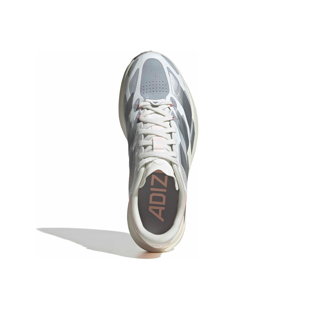adidas Adizero EVO SL EXO 'Clear Granite Silver Metallic Core White' (WMNS) - Top Portrait View