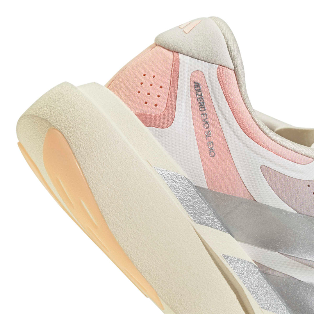 adidas Adizero EVO SL EXO 'Clear Granite Silver Metallic Core White' (WMNS) - Detail View 2