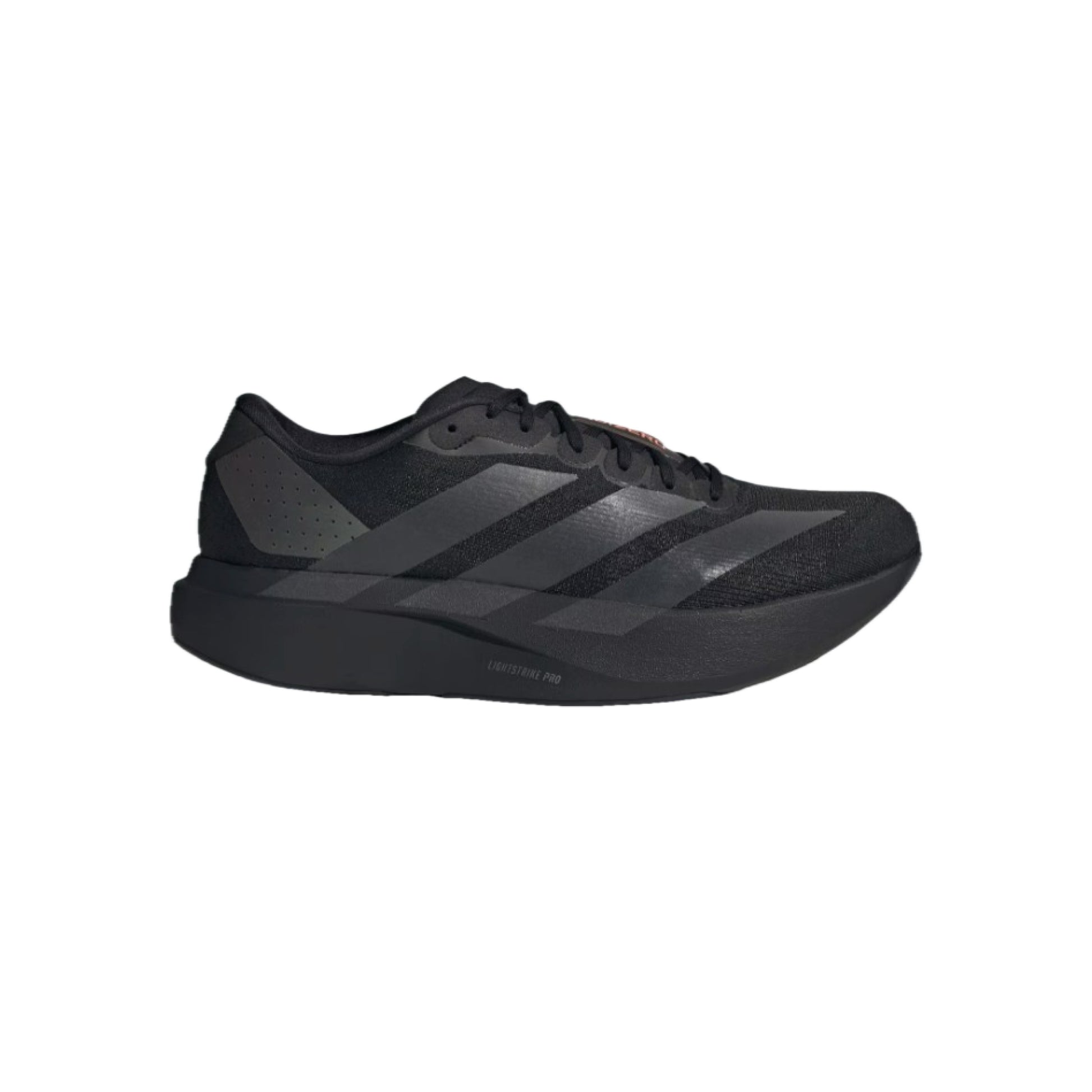 adidas Adizero Evo SL Black Grey Impact Orange men’s running shoes – ultralight performance trainers at SneakSurf Singapore