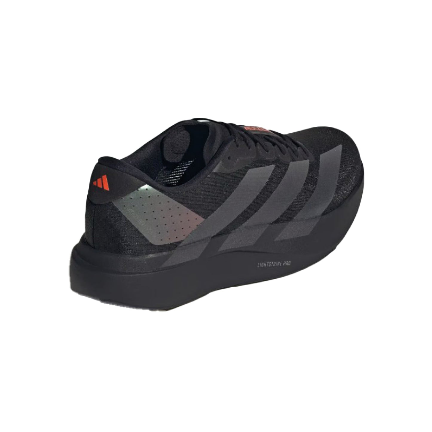 adidas Adizero Evo SL Black Grey Impact Orange men’s running shoes – ultralight performance trainers at SneakSurf Singapore
