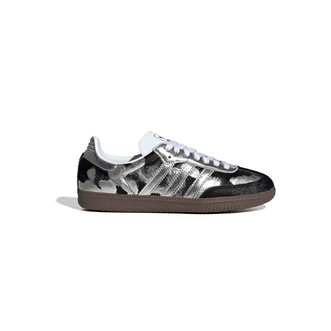 adidas Originals Samba OG 'Core Black Silver Metallic Cloud White' (WMNS) - Side Lateral Center View
