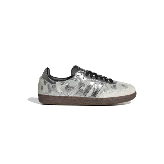 adidas Originals Samba OG 'Cream White Silver Metallic Core Black' (WMNS) - Side Lateral Center View