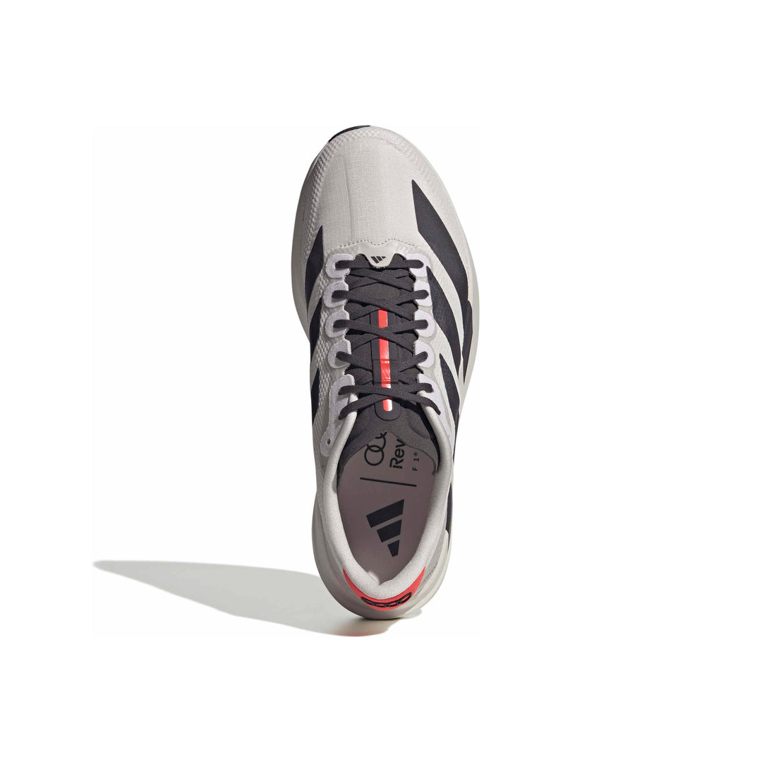 adidas Adizero EVO SL Woven Audi Revolut F1 Team 'Chalk Pearl / Utility Black' - top portrait view