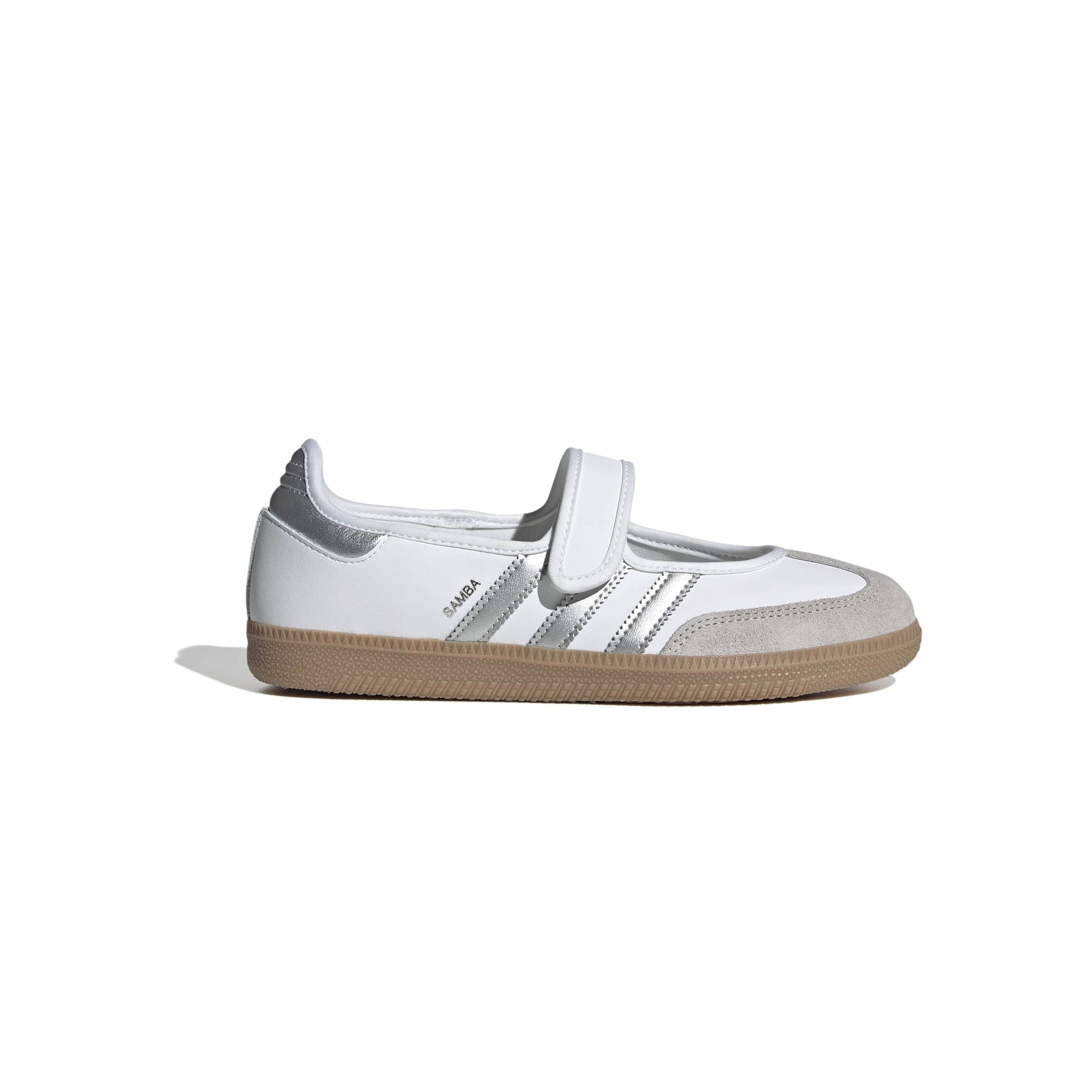adidas Mujer Samba Jane White Silver Metallic adidas Mujer Samba Jane White Silver Metallic