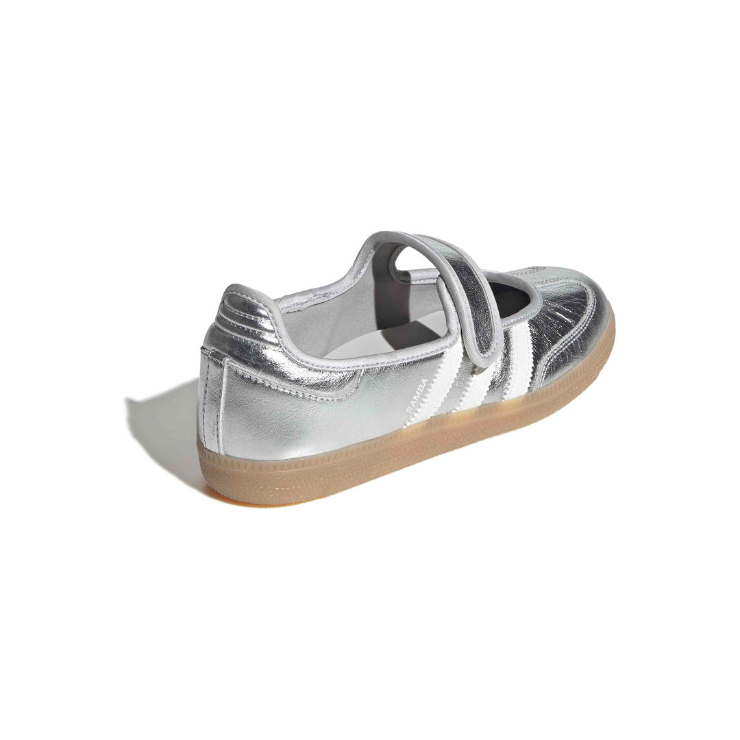 adidas Originals Samba Jane 'Silver Metallic Off White Gum' (WMNS) - Back Lateral Top View