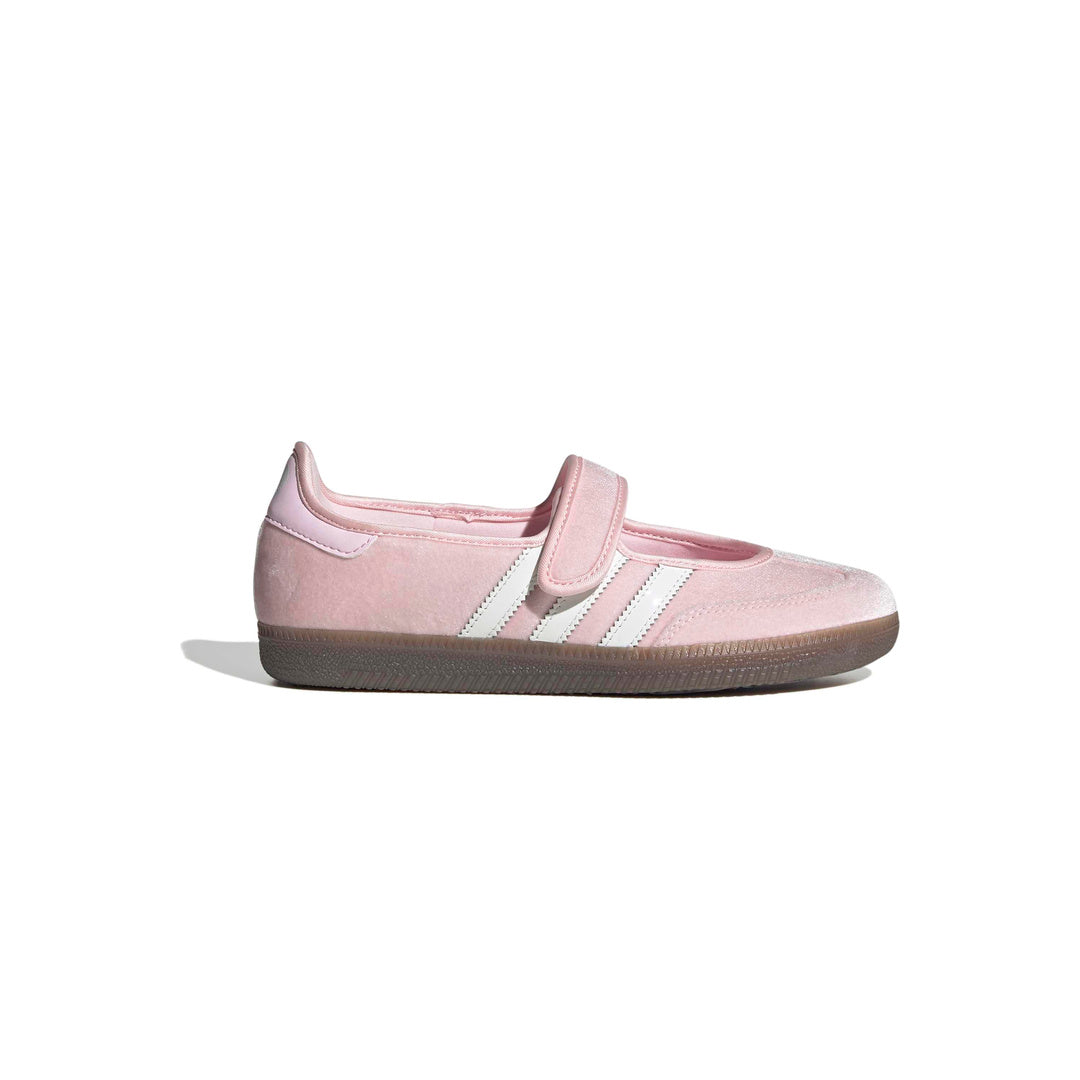 Care Bears X adidas Originals Samba Jane 'Clear Pink / Footwear White / Gum' - side lateral center view