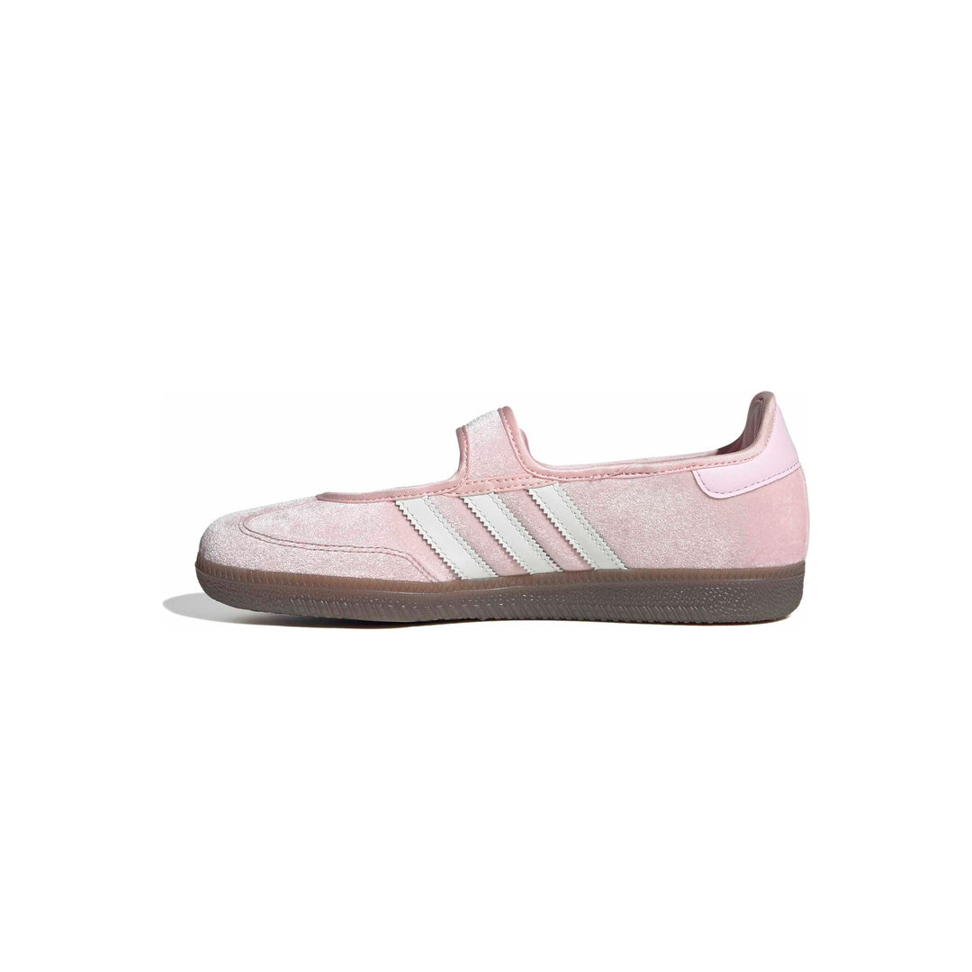 Care Bears X adidas Originals Samba Jane 'Clear Pink / Footwear White / Gum' - side medial center view