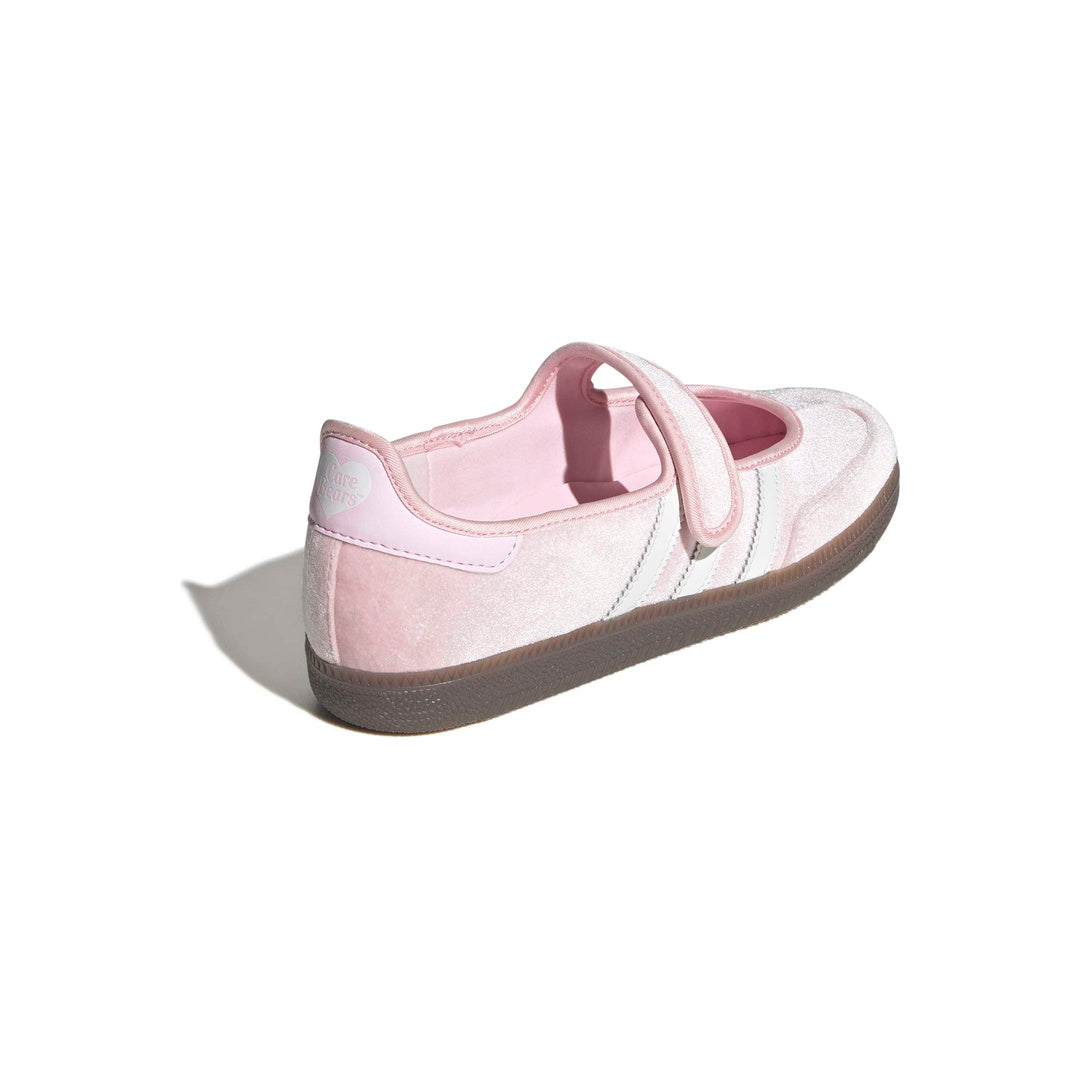 Care Bears X adidas Originals Samba Jane 'Clear Pink / Footwear White / Gum' - back lateral top view