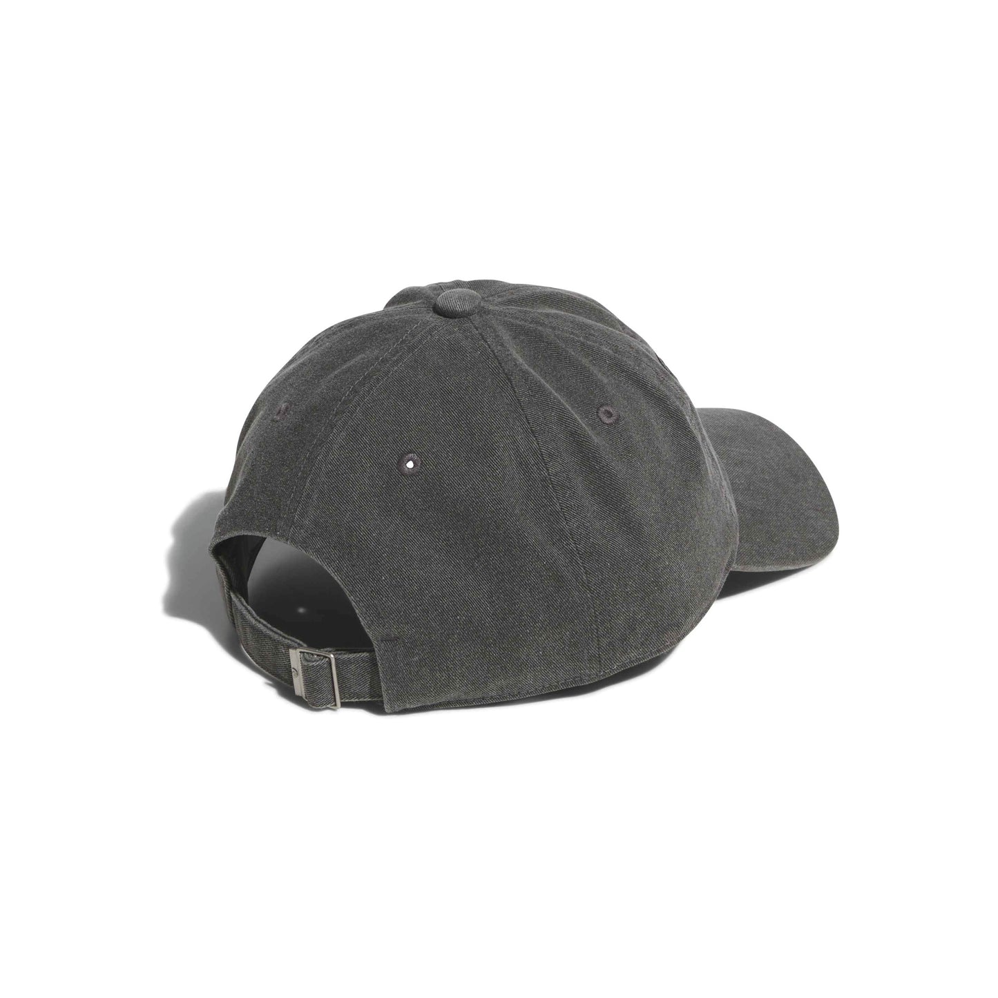 adidas Washed Baseball Cap Black with tonal embroidered adidas Originals logo washed cotton fabric and adjustable strap