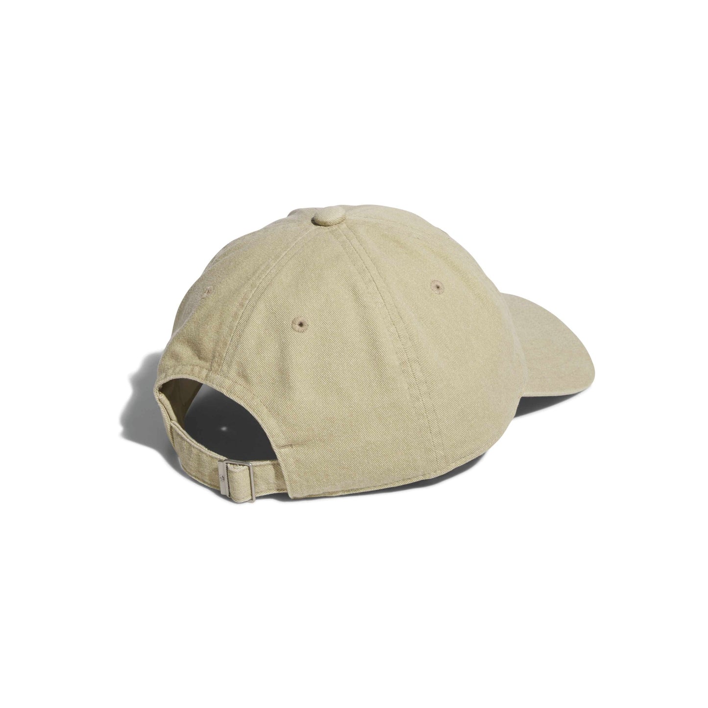 adidas Washed Baseball Cap Beige with tonal embroidered adidas Originals logo washed cotton fabric and adjustable strap