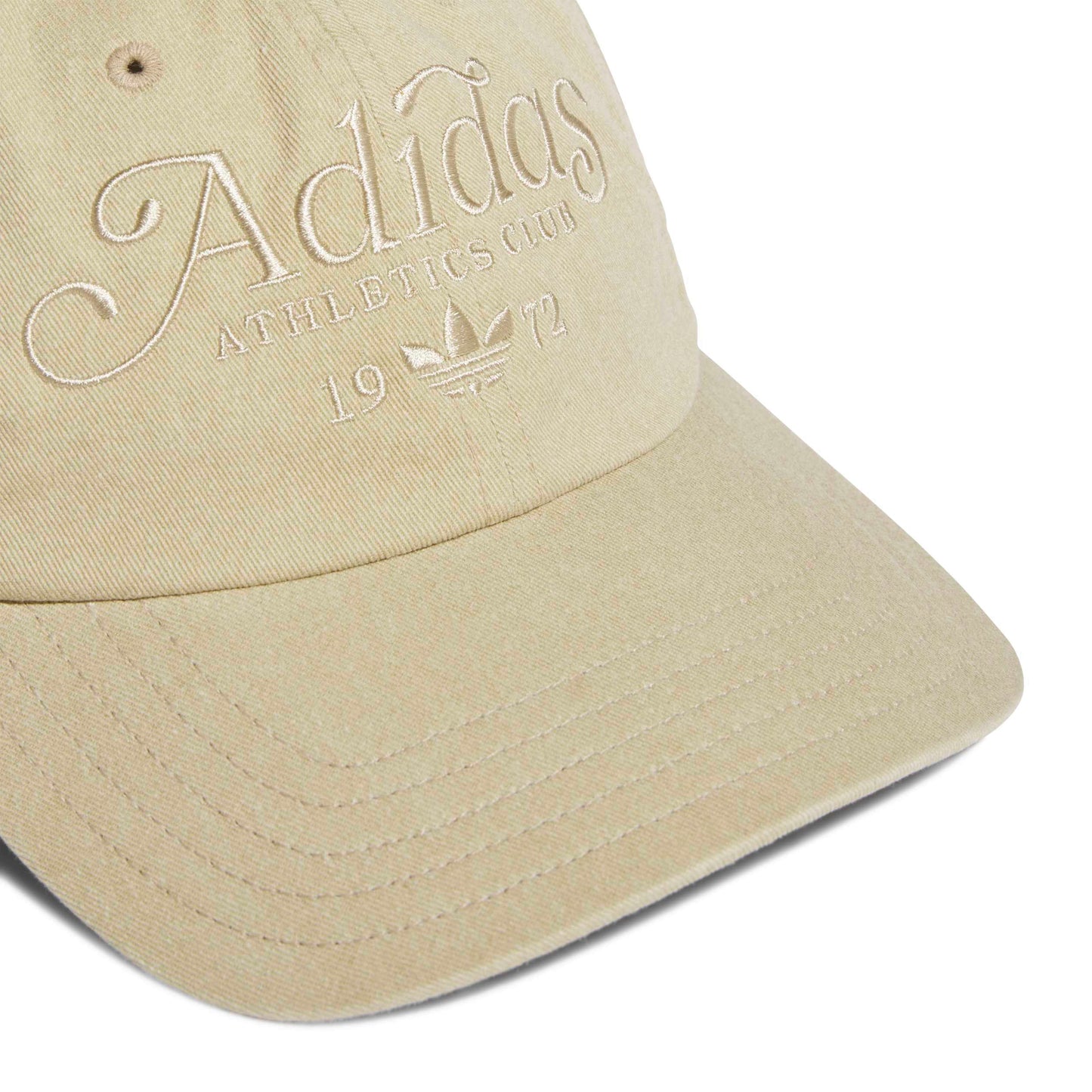 adidas Washed Baseball Cap Beige with tonal embroidered adidas Originals logo washed cotton fabric and adjustable strap