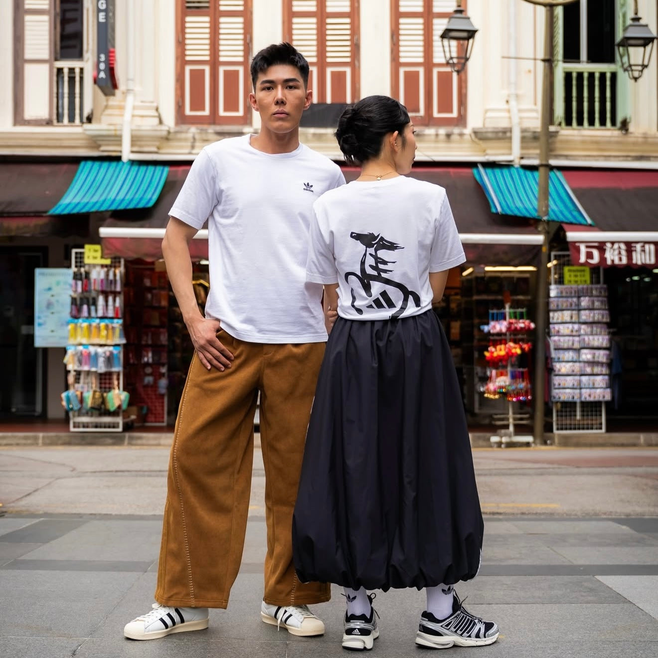 adidas Year Of The Horse Calligraphy T-Shirt 'White'