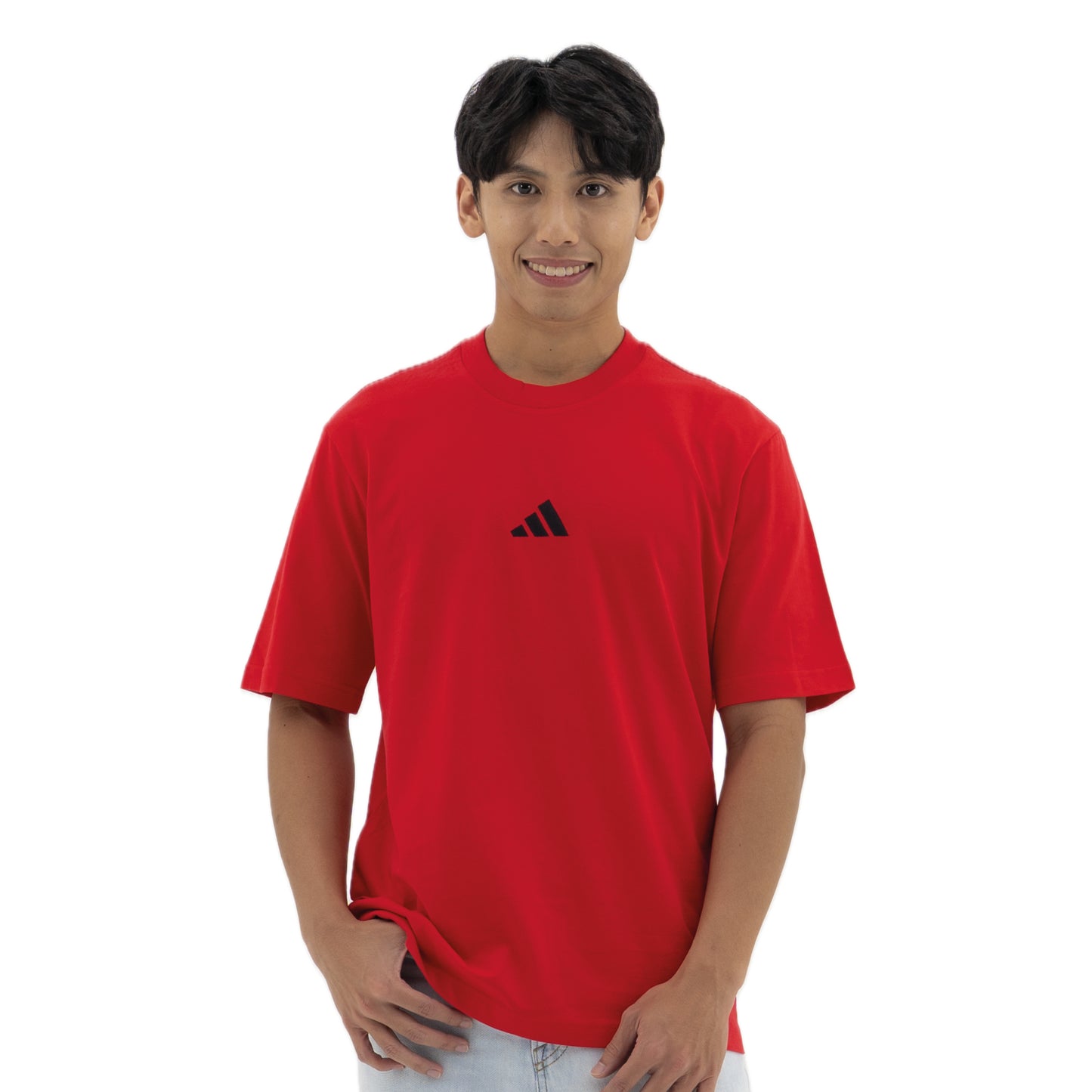 adidas Year Of The Horse Calligraphy T-Shirt Red with bold horse graphic and adidas branding