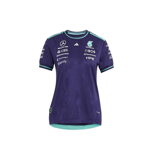 adidas Mercedes - AMG Petronas Formula One Team Vanda Bloom Driver  Jersey AUW 'Dark Purple' (WMNS) – product front view