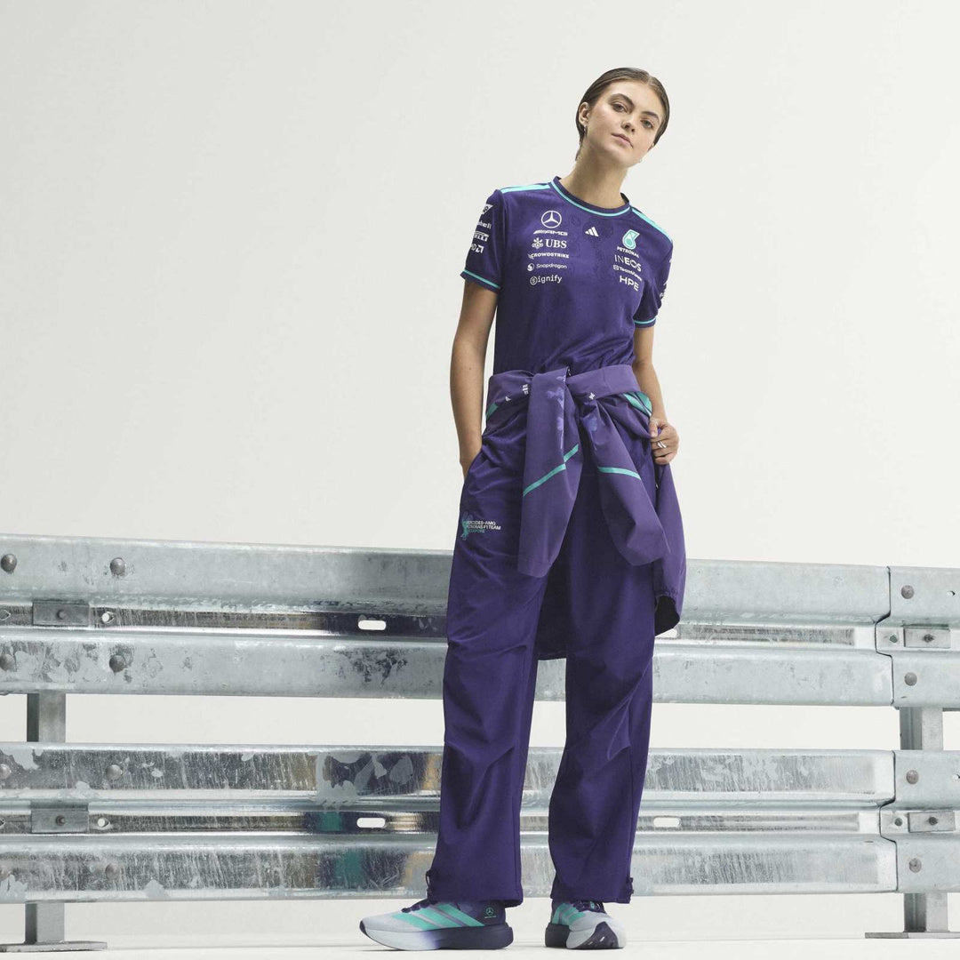adidas Mercedes - AMG Petronas Formula One Team Vanda Bloom Driver  Jersey AUW 'Dark Purple' (WMNS) – full lifestyle view