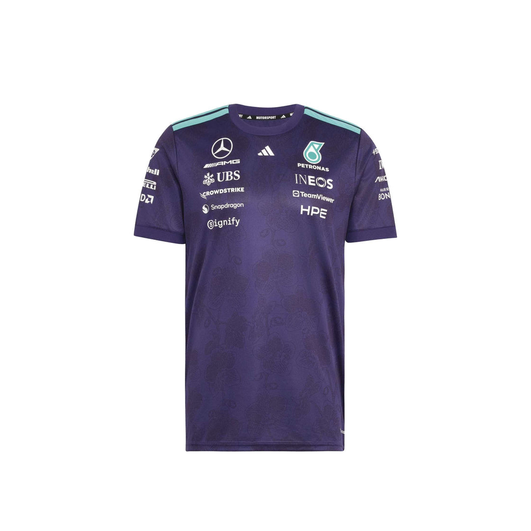 adidas Mercedes - AMG Petronas Formula One Team Vanda Bloom Driver  Jersey M 'Dark Purple' – product front view