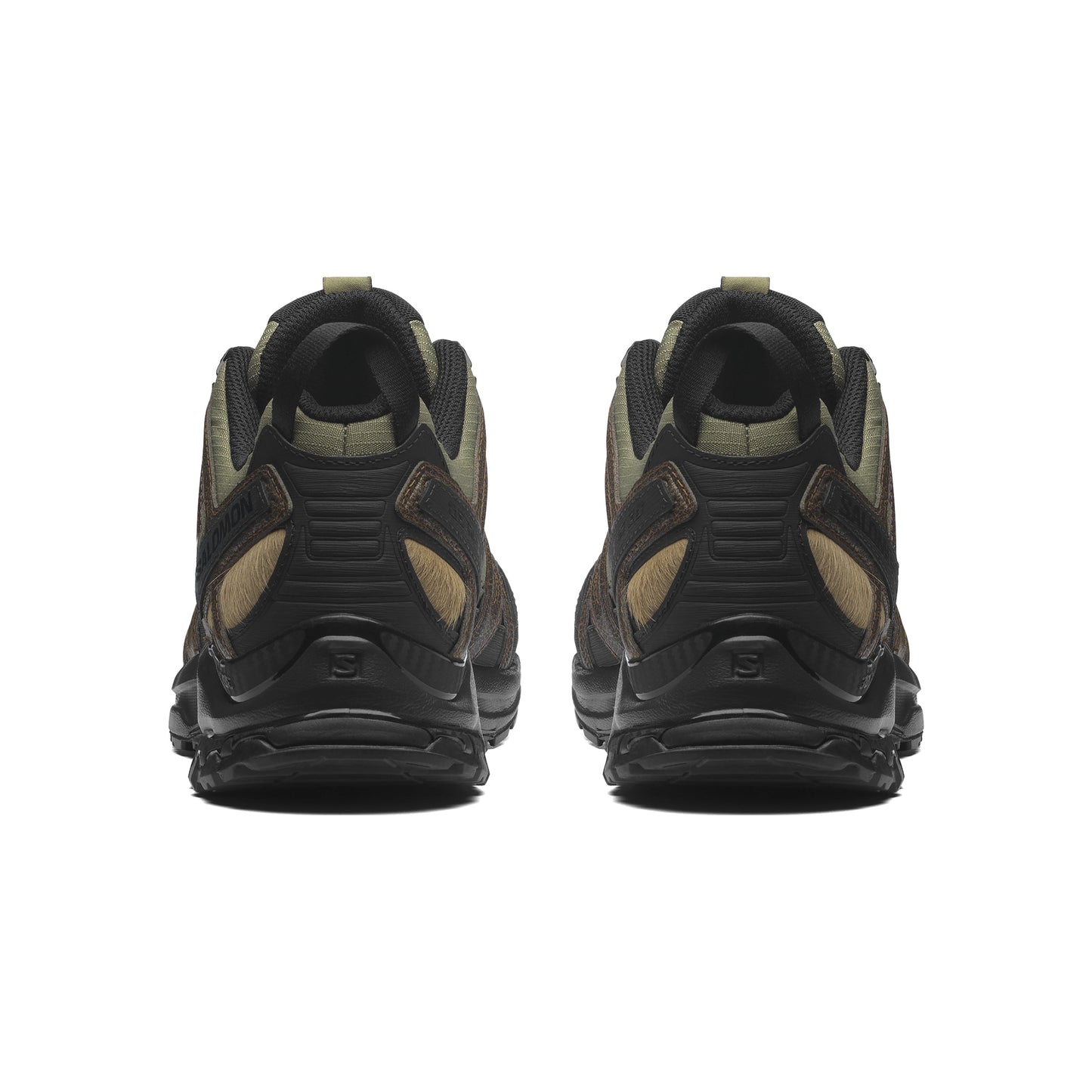 Salomon XA PRO 3D Distressed Leather Dark Earth trail shoes with 3D Advanced Chassis and Contagrip outsole