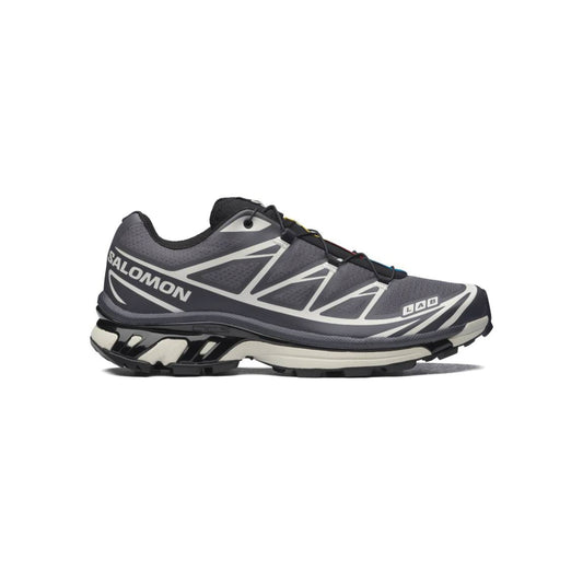 Salomon XT-6 Black Asphalt Castlerock trail running shoes with Agile Chassis System and Contagrip outsole
