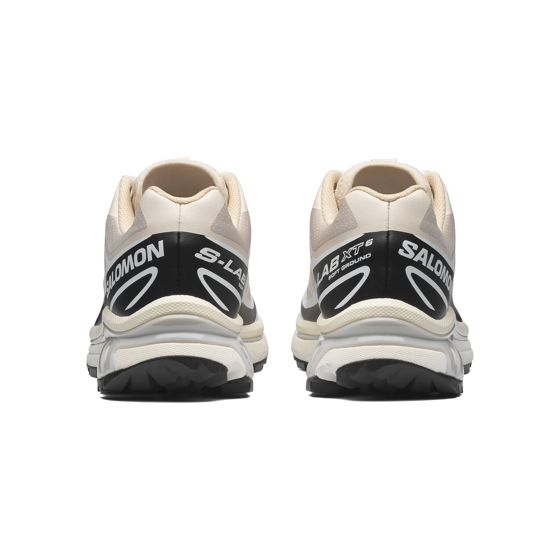 Salomon XT-6 Rainy Day Black White trail running shoe with Quicklace system breathable mesh upper and Contagrip outsole