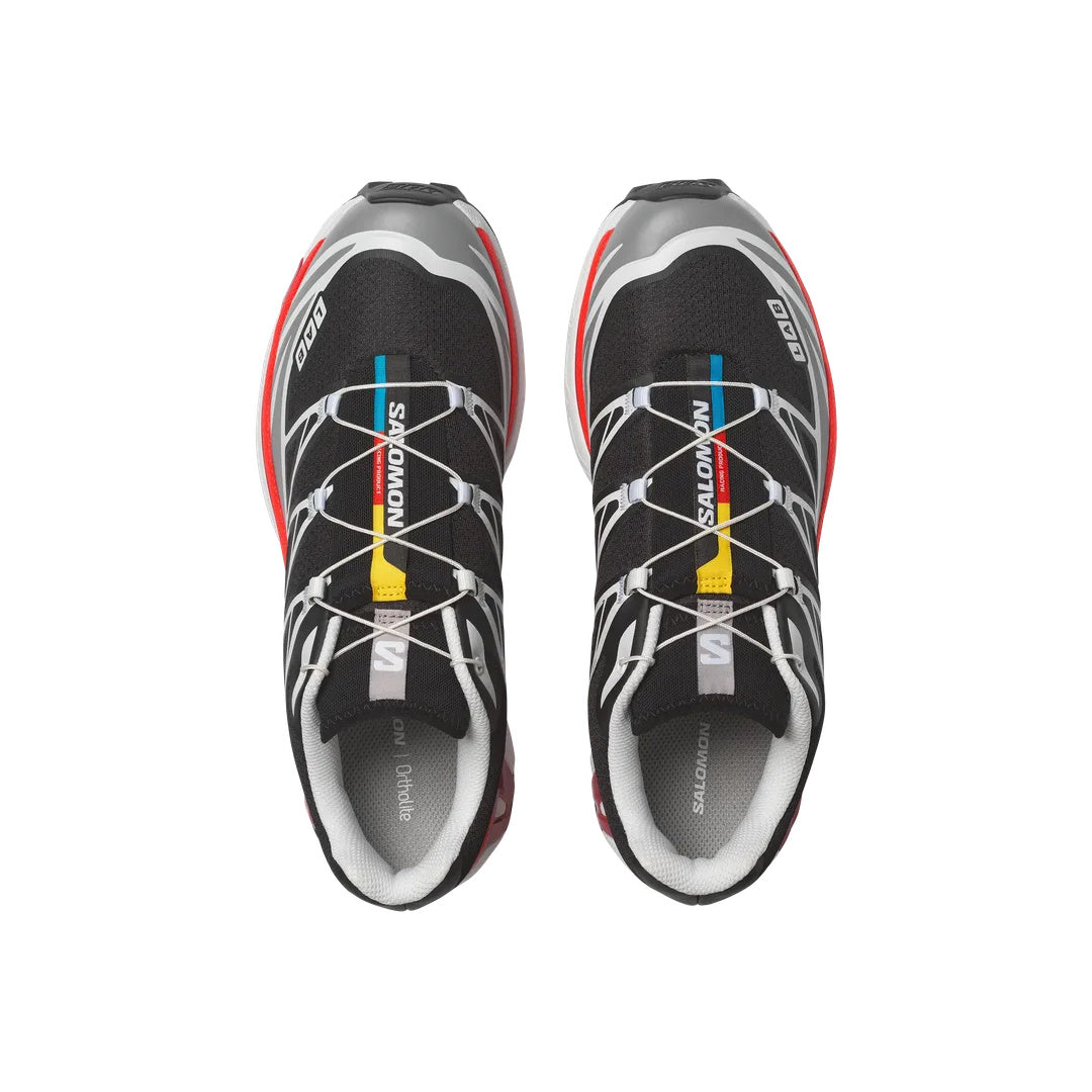Salomon XT-6 Alloy Black Lava Falls - top view
