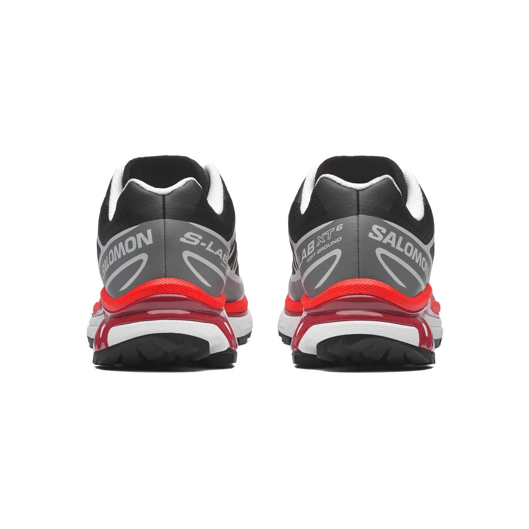 Salomon XT-6 Alloy Black Lava Falls - rear view